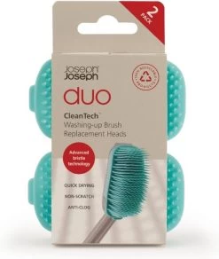 Duo Reserve Borstelkop Voor Afwasborstel, Set Van 2 Stuks, Licht Blauw - Joseph Joseph 9 Duo Reserve Borstelkop Voor Afwasborstel, Set Van 2 Stuks, Licht Blauw - Joseph Joseph -Leven Producten Winkel 1015x1200 3