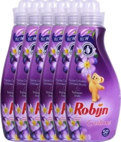 Robijn Creations Wasverzachter VOORDEELVERPAKKING 6X 1,25L. 300 Wasbeurten "Paarse Orchidee & Bosbessen" 7 Robijn Creations Wasverzachter VOORDEELVERPAKKING 6X 1,25L. 300 Wasbeurten "Paarse Orchidee & Bosbessen" -Leven Producten Winkel 1027x1200