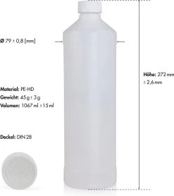Isopropyl Alcohol - Isopropanol - IPA - Isopropyl - 99,9% Zuiver - 1000ml - Inclusief Trechter -Leven Producten Winkel 1067x1200