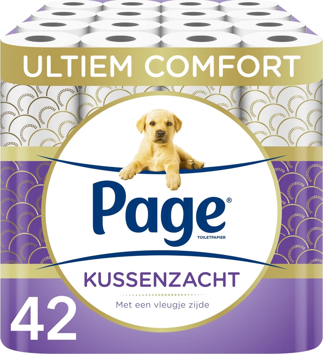 Page Toiletpapier - 42 Rollen - Kussenzacht Wc Papier (3-laags) - Voordeelverpakking 3 Page Toiletpapier - 42 Rollen - Kussenzacht Wc Papier (3-laags) - Voordeelverpakking