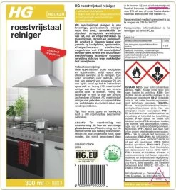 HG Roestvrijstaal Reiniger - 300ml - Onzichtbare Beschermlaag - Reinigt Snel En Streeploos 8 HG Roestvrijstaal Reiniger - 300ml - Onzichtbare Beschermlaag - Reinigt Snel En Streeploos -Leven Producten Winkel 1108x1200 2