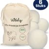Wooly Drogerballen - 6 Wasdroger Ballen - Duurzaam - Wol - Herbruikbare Wasballen - Wasbol - Wasverzachter -Leven Producten Winkel 1119x1200 1
