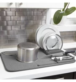 Umbra Udry Afdruiprek Met Droogmat - Antraciet 8 Umbra Udry Afdruiprek Met Droogmat - Antraciet -Leven Producten Winkel 1122x1200 1