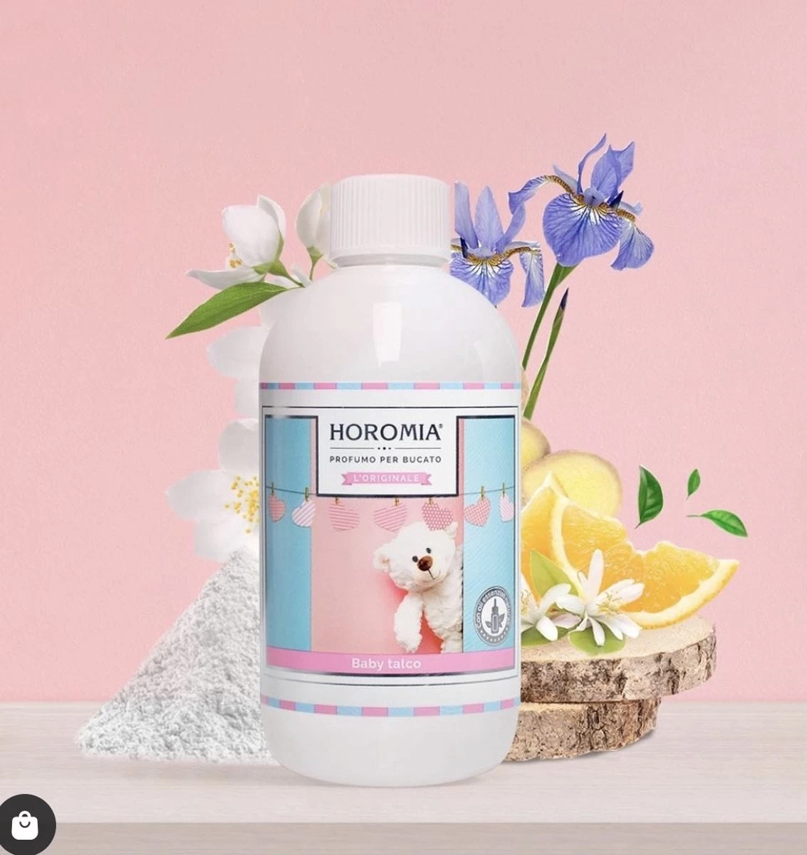 Horomia Wasparfum Baby Talco - 250ml 4 Horomia Wasparfum Baby Talco - 250ml - Afbeelding 3