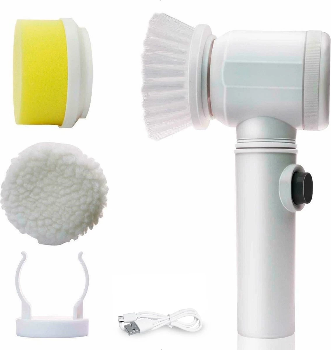 B-care Magic Brush - Elektrische Multifunctionele Schoonmaakborstel - 7 Opzetstukken - Wasborstel - Poetsmachine - Schrobborstel - Handborstel - Werkborstel - Schrobber - Boorborstel - Reinigingsborstel 3 B-care Magic Brush - Elektrische Multifunctionele Schoonmaakborstel - 7 Opzetstukken - Wasborstel - Poetsmachine - Schrobborstel - Handborstel - Werkborstel - Schrobber - Boorborstel - Reinigingsborstel