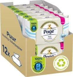 Page Puur Vochtig Toiletpapier - Extra Duurzaam Vochtig Wc Papier - 12 X 38 Stuks - Voordeelverpakking -Leven Producten Winkel 1140x1200 4