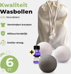 Drogerballen Met Wasparfum - Droogballen - Set Van 6 XL Ballen - Wasdroger Ballen Wol - 100% Nieuw-Zeelands Schapenwol - Wasballen 17 Drogerballen Met Wasparfum - Droogballen - Set Van 6 XL Ballen - Wasdroger Ballen Wol - 100% Nieuw-Zeelands Schapenwol - Wasballen -Leven Producten Winkel 1143x1200