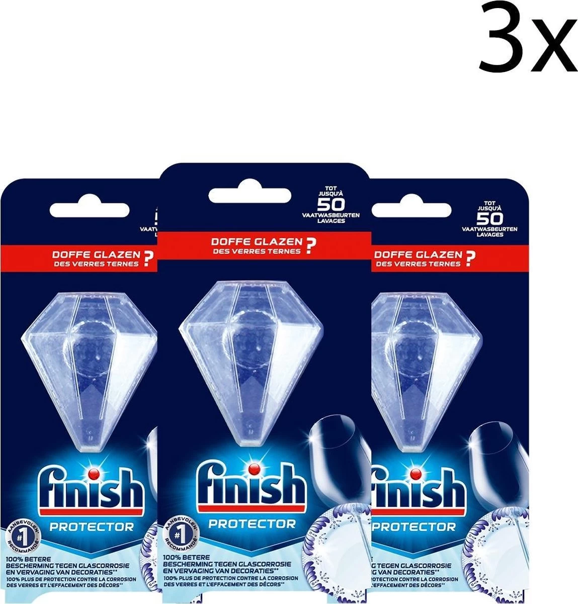 Finish Glans Protector Vaatwasmiddel - 1 Stuk X3 3 Finish Glans Protector Vaatwasmiddel - 1 Stuk X3