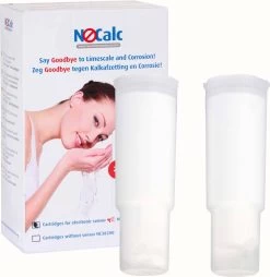 NoCalc Navulpatronen - 2 Stuks - Gebruik I.c.m. Electronic Sensor - Waterontharder - Waterontkalker