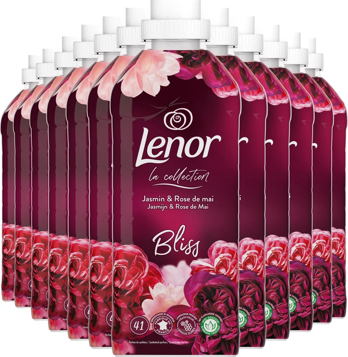 Lenor - Jasmijn En Rose De Mai - Wasverzachter - 12 X 41 Wasbeurten Voordeelverpakking 3 Lenor - Jasmijn En Rose De Mai - Wasverzachter - 12 X 41 Wasbeurten Voordeelverpakking