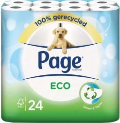 Page Toiletpapier - Eco - Duurzaam - 24 Rollen - Voordeelverpakking -Leven Producten Winkel 1172x1200 1