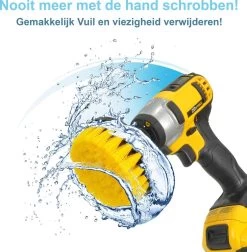 Kibani 9 Delige Borstelset Voor Boormachine - Wit, Rood, Geel - Voor Wielen, Tapijt, Bekleding, Beton En Steen | Schrobborstel – Boorborstel – Schuurborstel - Borstel Boormachine – Schoonmaakborstel – Reinigingsborstel – Tapijtreiniger - Borstelset -Leven Producten Winkel 1178x1200 6