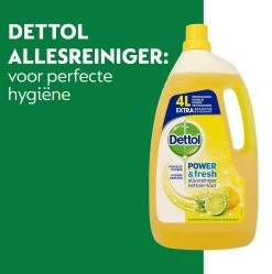 Dettol - Power & Fresh - Allesreiniger - Citrus - 3 X 4 Liter -Leven Producten Winkel 1192x1200 3