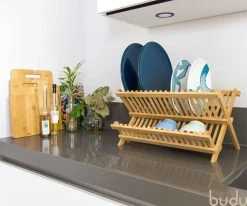 Budu Afdruiprek - Afdruiprekje Van Bamboe Hout - Afdruiprek Voor Afwas - Vaatwasrek - Keukenrek - Inklapbaar - Opvouwbaar - 8 Budu Afdruiprek - Afdruiprekje Van Bamboe Hout - Afdruiprek Voor Afwas - Vaatwasrek - Keukenrek - Inklapbaar - Opvouwbaar - -Leven Producten Winkel 1200x1000