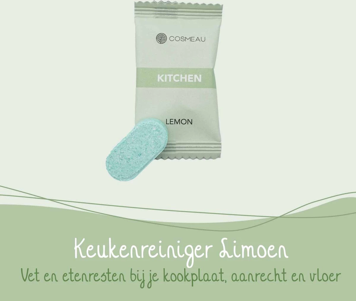 Cosmeau Schoonmaakmiddel Tabletten Cleaning Tabs Schoonmaak Tabs - Keukenreiniger - Badkamerreiniger Sanitair- Glasreiniger 4 Cosmeau Schoonmaakmiddel Tabletten Cleaning Tabs Schoonmaak Tabs - Keukenreiniger - Badkamerreiniger Sanitair- Glasreiniger - Afbeelding 2