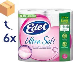 Edet Ultra Soft Xtra Long 4-laags Toiletpapier - 24 = 48 Rollen 7 Edet Ultra Soft Xtra Long 4-laags Toiletpapier - 24 = 48 Rollen -Leven Producten Winkel 1200x1029 1