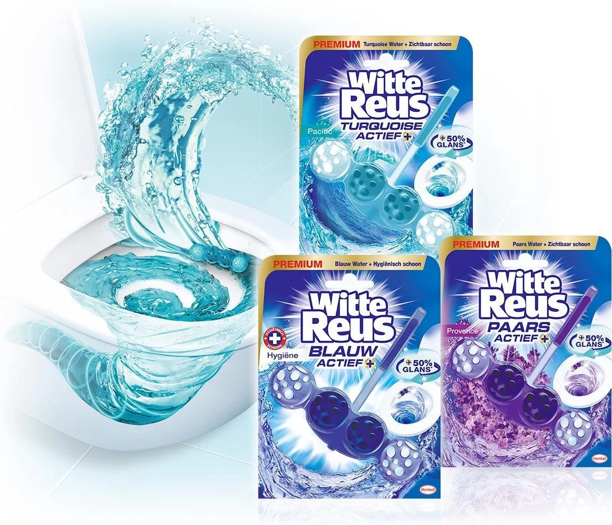 Witte Reus Paars Actief Toiletblok - Lavendel - WC Blokjes Voordeelverpakking - 10 Stuks 9 Witte Reus Paars Actief Toiletblok - Lavendel - WC Blokjes Voordeelverpakking - 10 Stuks - Afbeelding 7