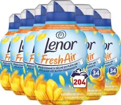 Lenor Fresh Air Zonnestralen - Wasverzachter - 6 X 34 Wasbeurten Voordeelverpakking
