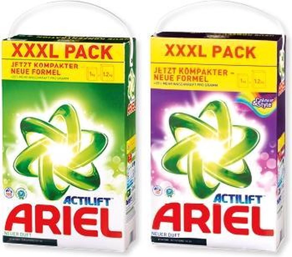 Ariel Waspoeder Combi Voordeelverpakking | 2 X 100 Wasbeurten 2 X 6.5 KG - Ariel Color + Regular Waspoeder | Voor Gekleurde En Witte Was 4 Ariel Waspoeder Combi Voordeelverpakking | 2 X 100 Wasbeurten 2 X 6.5 KG - Ariel Color + Regular Waspoeder | Voor Gekleurde En Witte Was - Afbeelding 2