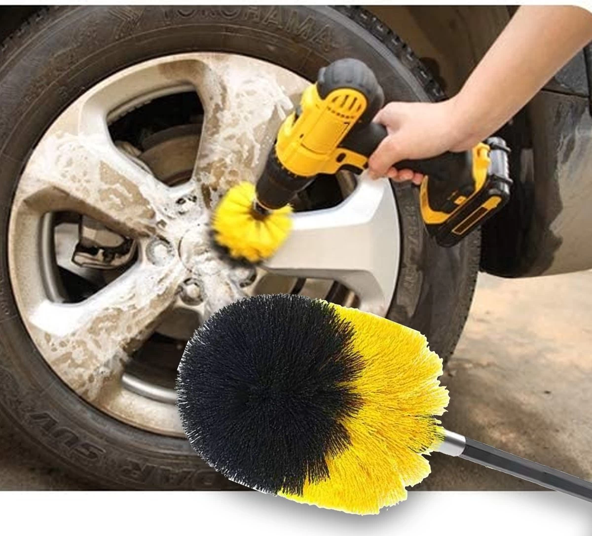 Borstelset Boormachine 25 Delig - Schuursponsjes- Schrobborstel – Boorborstel – Schuurborstel - Borstel Boormachine – Schoonmaakborstel – Reinigingsborstel – Tapijtreiniger - Borstelset 9 Borstelset Boormachine 25 Delig - Schuursponsjes- Schrobborstel – Boorborstel – Schuurborstel - Borstel Boormachine – Schoonmaakborstel – Reinigingsborstel – Tapijtreiniger - Borstelset - Afbeelding 7