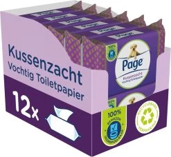 Page Vochtig Toiletpapier - 12 X 38 Stuks - Kussenzacht Vochtig Wc Papier - Voordeelverpakking -Leven Producten Winkel 1200x1106 1