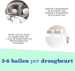 Casa Calma Drogerballen (6 Stuks) - Inclusief Opbergzakje - 100% Natuurlijk Schapenwol - Droger Ballen - Zero Waste Wasverzachter Bollen - Energiebesparend Drogen Met Droogbollen - Dryer Balls - Diervriendelijk & Milieuvriendelijk - Energie Besparen 12 Casa Calma Drogerballen (6 Stuks) - Inclusief Opbergzakje - 100% Natuurlijk Schapenwol - Droger Ballen - Zero Waste Wasverzachter Bollen - Energiebesparend Drogen Met Droogbollen - Dryer Balls - Diervriendelijk & Milieuvriendelijk - Energie Besparen -Leven Producten Winkel 1200x1132