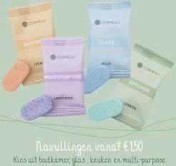 Cosmeau Schoonmaakmiddel Tabletten Cleaning Tabs Schoonmaak Tabs - Keukenreiniger - Badkamerreiniger Sanitair- Glasreiniger 20 Cosmeau Schoonmaakmiddel Tabletten Cleaning Tabs Schoonmaak Tabs - Keukenreiniger - Badkamerreiniger Sanitair- Glasreiniger -Leven Producten Winkel 1200x1132 3