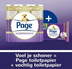 Page Vochtig Toiletpapier - 12 X 38 Stuks - Kussenzacht Vochtig Wc Papier - Voordeelverpakking -Leven Producten Winkel 1200x1138 2