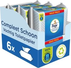 Page Vochtig Toiletpapier - 6 X 74 Stuks - Compleet Schoon Maxi Vochtig Wc Papier - Voordeelverpakking -Leven Producten Winkel 1200x1139 3