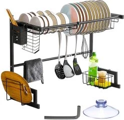 Afdruiprek Droger Zwart Voor Bestek Boven De Gootsteen 65 Cm X 29 Cm X 52 Cm 22 Afdruiprek Droger Zwart Voor Bestek Boven De Gootsteen 65 Cm X 29 Cm X 52 Cm -Leven Producten Winkel 1200x1154 2