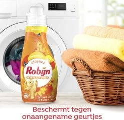 Robijn Classics Passiebloem & Bergamot Wasverzachter - 4 X 30 Wasbeurten - Voordeelverpakking -Leven Producten Winkel 1200x1156 2