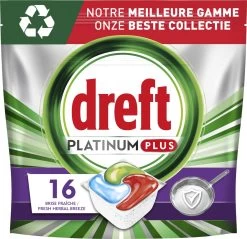 Dreft Platinum Plus All In One Machine Clean - Vaatwastabletten - 5 X 16 Tabletten 9 Dreft Platinum Plus All In One Machine Clean - Vaatwastabletten - 5 X 16 Tabletten -Leven Producten Winkel 1200x1160 6