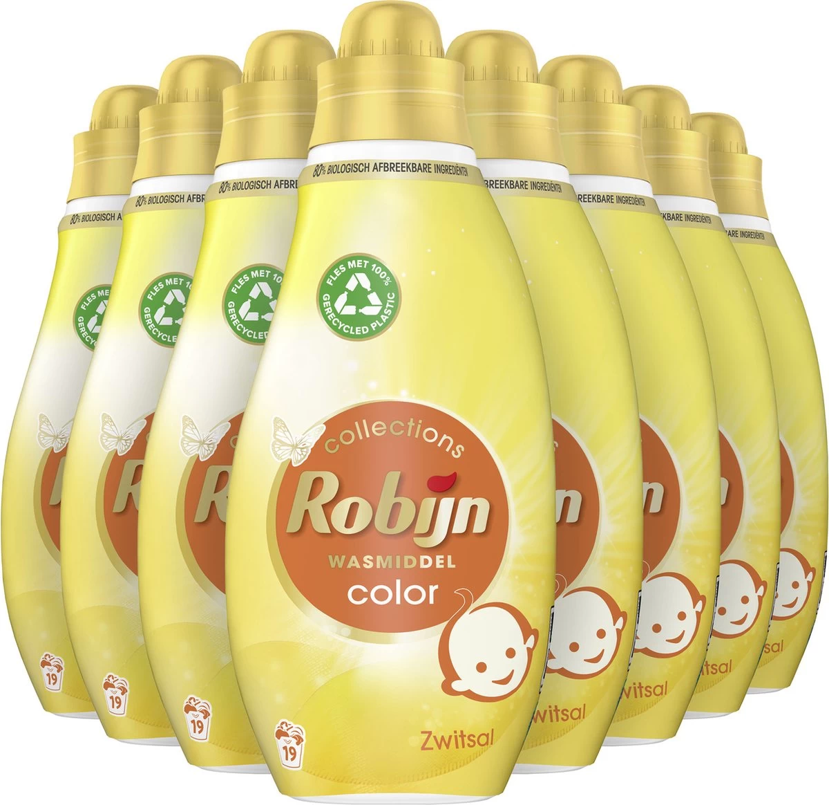 Robijn Klein & Krachtig Collections Color Zwitsal Vloeibaar Wasmiddel - 8 X 19 Wasbeurten - Voordeelverpakking 4 Robijn Klein & Krachtig Collections Color Zwitsal Vloeibaar Wasmiddel - 8 X 19 Wasbeurten - Voordeelverpakking - Afbeelding 2