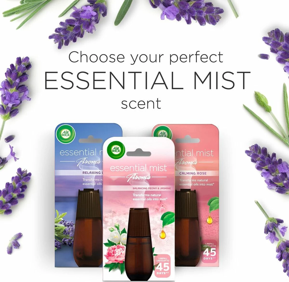 Air Wick Essential Mist Automatische Geurverspreider Luchtverfrisser - Innerlijke Rust - Navulling 4 Air Wick Essential Mist Automatische Geurverspreider Luchtverfrisser - Innerlijke Rust - Navulling - Afbeelding 2