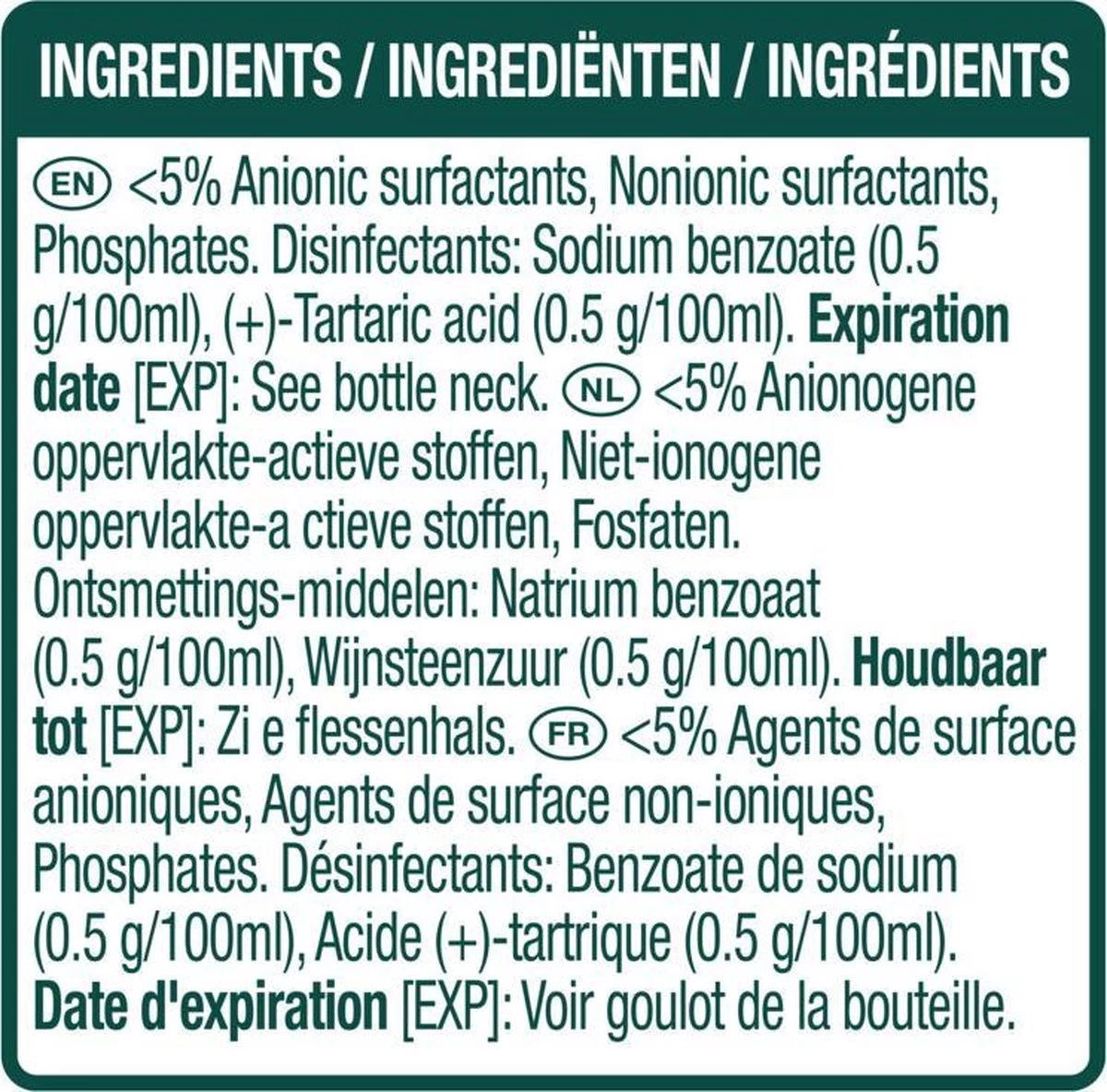Cif Disinfect & Shine Original Desinfectie Spray - 6 X 500 Ml - Voordeelverpakking 10 Cif Disinfect & Shine Original Desinfectie Spray - 6 X 500 Ml - Voordeelverpakking - Afbeelding 8