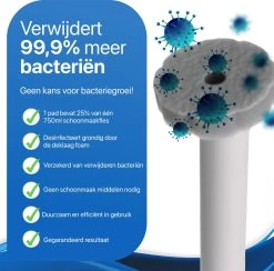 RevoBrush 28x Crystal Clean Foaming Pads Navulling - WC Borstel Met Houder Vrijstaand 12 RevoBrush 28x Crystal Clean Foaming Pads Navulling - WC Borstel Met Houder Vrijstaand -Leven Producten Winkel 1200x1184 12