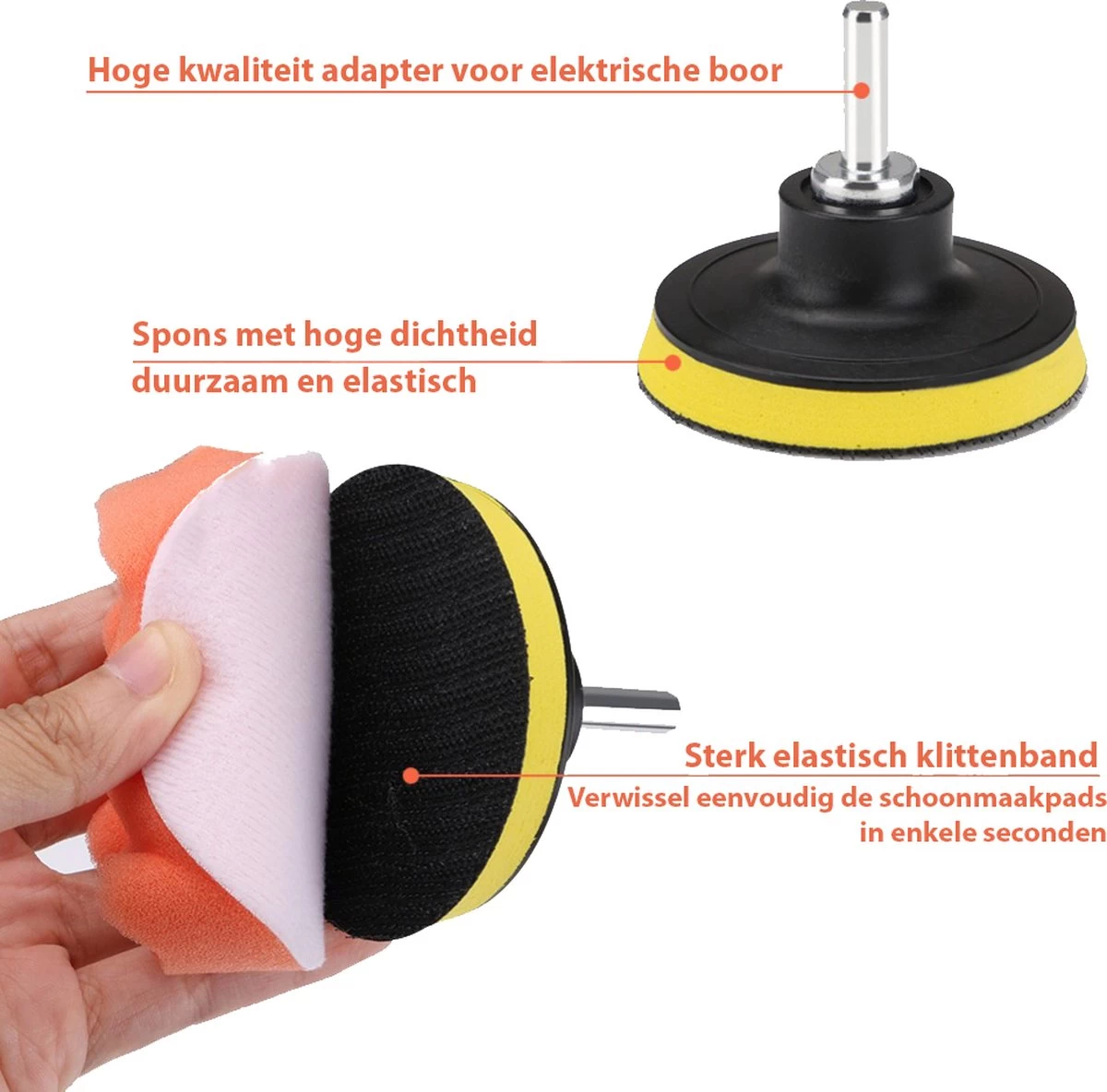 Borstelset Boormachine 25 Delig - Schuursponsjes- Schrobborstel – Boorborstel – Schuurborstel - Borstel Boormachine – Schoonmaakborstel – Reinigingsborstel – Tapijtreiniger - Borstelset 5 Borstelset Boormachine 25 Delig - Schuursponsjes- Schrobborstel – Boorborstel – Schuurborstel - Borstel Boormachine – Schoonmaakborstel – Reinigingsborstel – Tapijtreiniger - Borstelset - Afbeelding 3