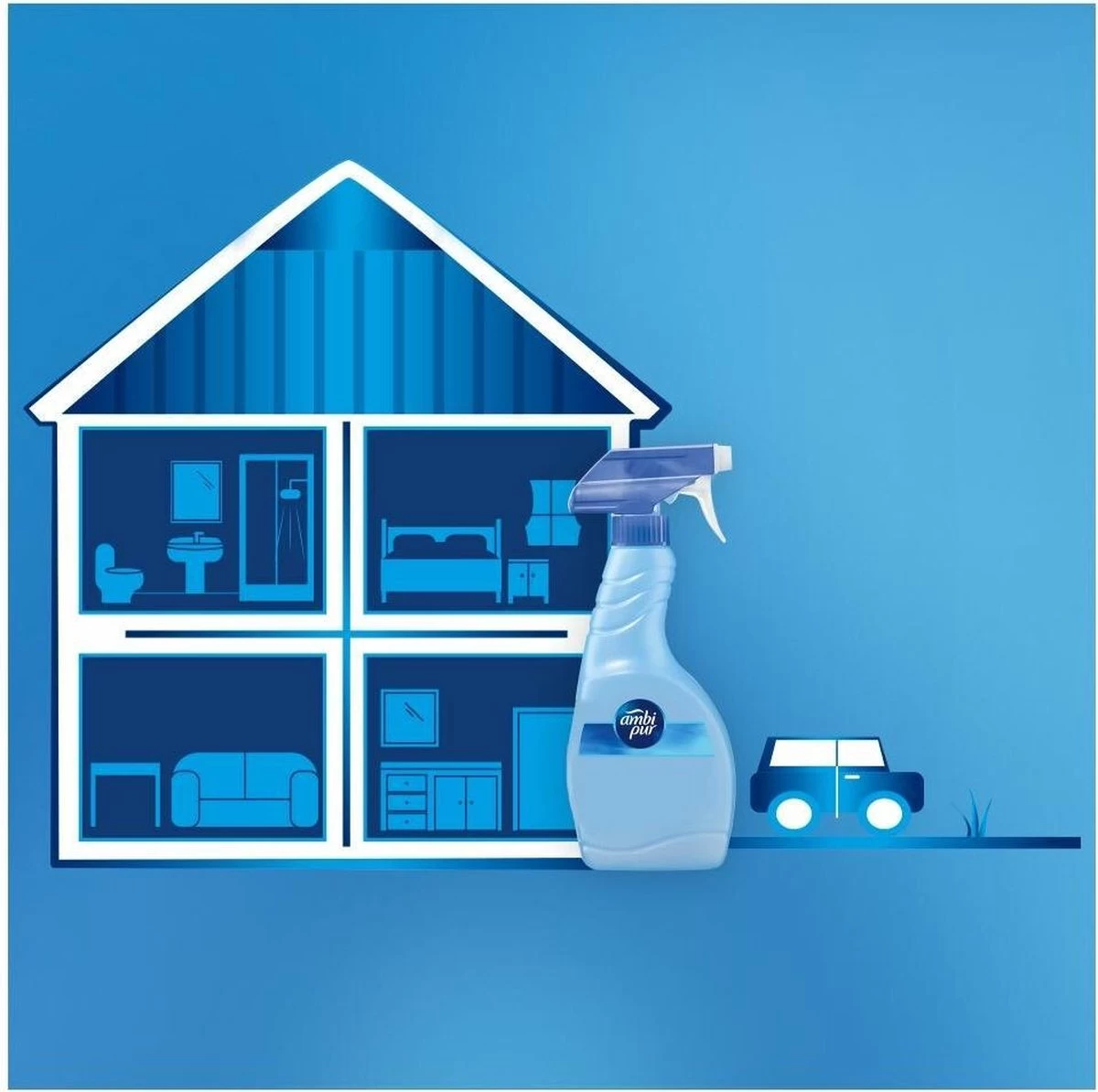 Ambi Pur Classic - 500ml - 8 Stuks - Textielverfrisser 10 Ambi Pur Classic - 500ml - 8 Stuks - Textielverfrisser - Afbeelding 8