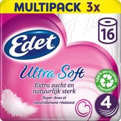 Edet Ultra Soft Wc Papier - 4-laags - 48 Rollen -Leven Producten Winkel 1200x1198 33