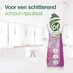Cif CleanBoost Cream Pink Schuurmiddel - 8 X 750 Ml - Voordeelverpakking -Leven Producten Winkel 1200x1199 19