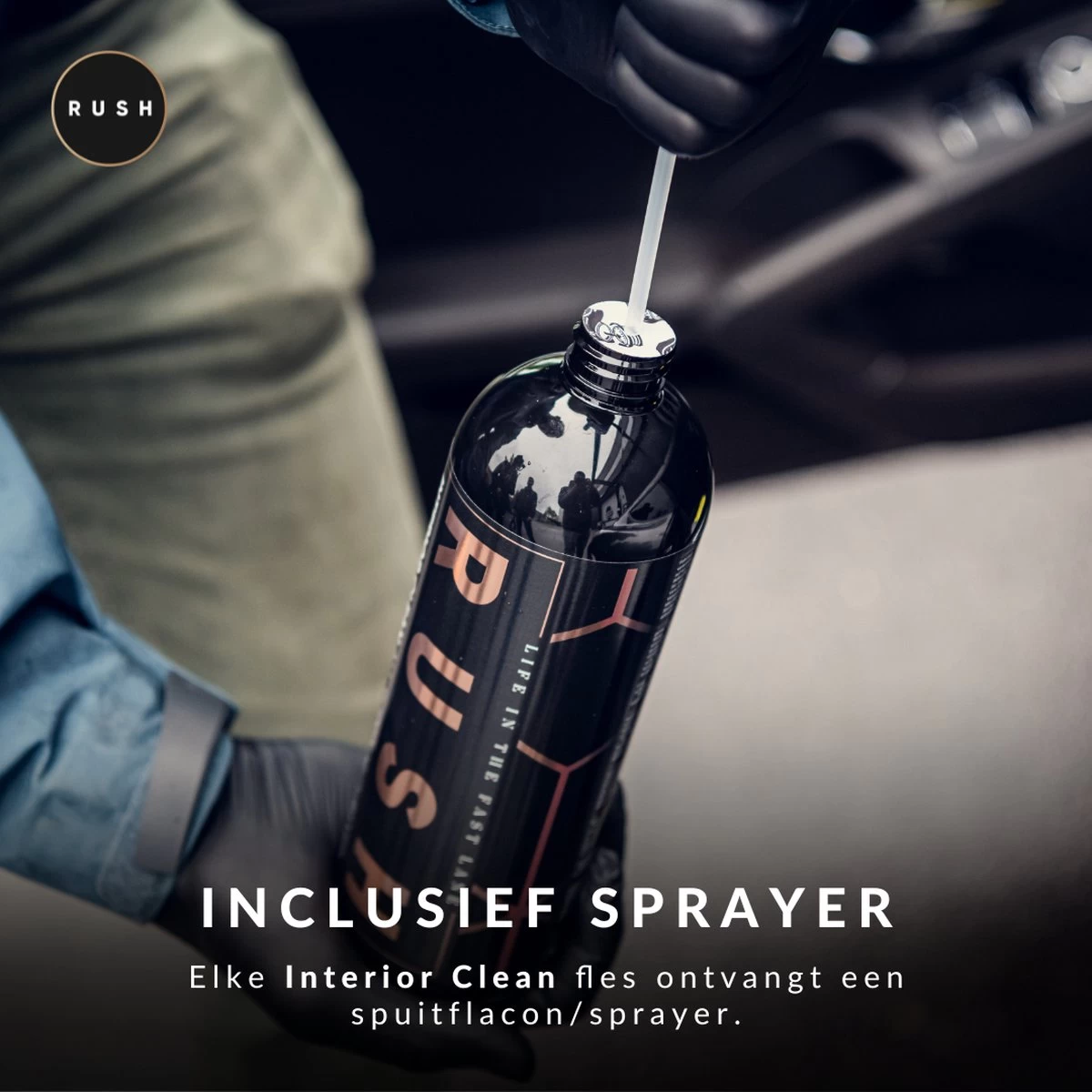 RUSH Bekleding Reiniger - Interieur Reiniger - Auto Wassen - Schoonmaken - Auto Accessories - Interior Clean 750ml 13 RUSH Bekleding Reiniger - Interieur Reiniger - Auto Wassen - Schoonmaken - Auto Accessories - Interior Clean 750ml - Afbeelding 11