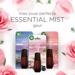 Air Wick Essential Mist Luchtverfrisser - Kalmerende Rozen - 3 Navullingen -Leven Producten Winkel 1200x1200 1147