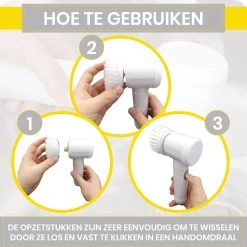 Lenga Elektrische Schoonmaakborstel - 5 In 1 Borstel - Oplaadbaar - Wasborstel - Schoonmaakmiddelen - Schrobborstels 14 Lenga Elektrische Schoonmaakborstel - 5 In 1 Borstel - Oplaadbaar - Wasborstel - Schoonmaakmiddelen - Schrobborstels -Leven Producten Winkel 1200x1200 1214