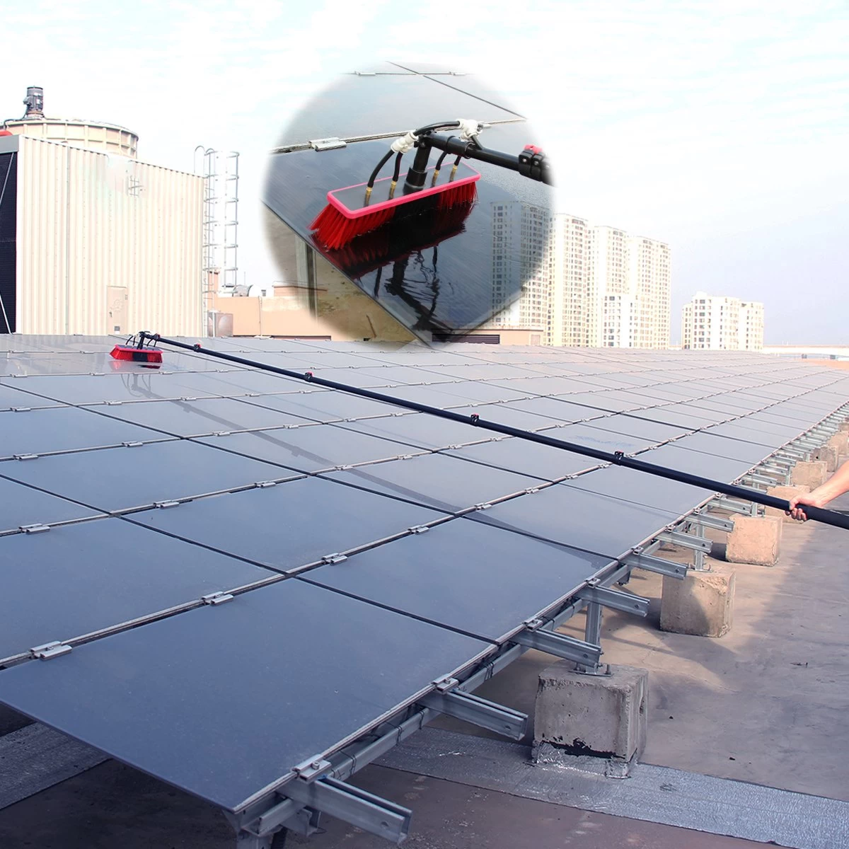 Kibani Telescoop Borstel 6m - Telescoopsteel Ramenwassen - Telescoopsteel Met Borstel - Telescoopsteel - Telescoopsteel Met Waterdoorvoer - Ramenwassen - Raamwisser Met Telescoopsteel - Telescoopstelen 4 Kibani Telescoop Borstel 6m - Telescoopsteel Ramenwassen - Telescoopsteel Met Borstel - Telescoopsteel - Telescoopsteel Met Waterdoorvoer - Ramenwassen - Raamwisser Met Telescoopsteel - Telescoopstelen - Afbeelding 2