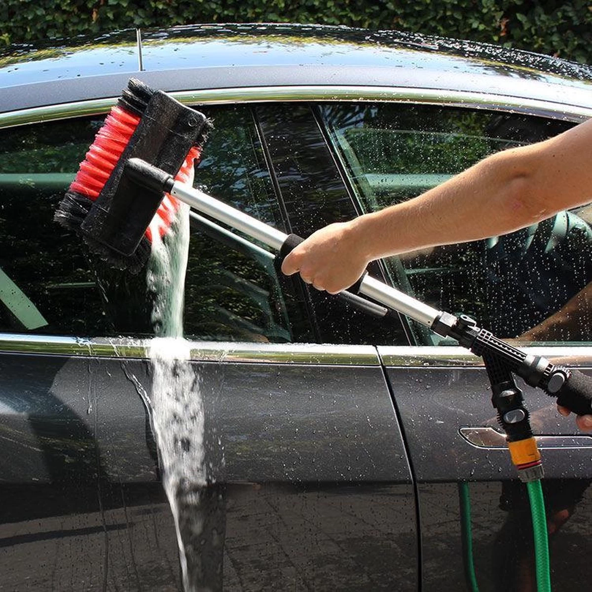 Autowasborstel 80 Cm + Zeepdispenser 3 Autowasborstel 80 Cm + Zeepdispenser