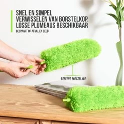 Strex Telescopische Plumeau Set Met Telescoopsteel - 60 Tot 140 Cm - Uitschuifbaar - Flexibel - Microvezel Ragebol - 5-Delige Schoonmaak Set -Leven Producten Winkel 1200x1200 1275