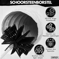 Antuza | Schoorsteenveegset | Schoorsteenreiniger | Schoorsteen Borstel | 9 Meter 12 Antuza | Schoorsteenveegset | Schoorsteenreiniger | Schoorsteen Borstel | 9 Meter -Leven Producten Winkel 1200x1200 1286