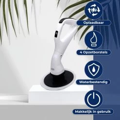 B-care Elektrische Schoonmaakborstel - 4 Opzetstukken - Wasborstel - Poetsmachine - Schrobborstel - Handborstel - Werkborstel - Schrobber - Boorborstel - Schoonmaakmiddelen - Reinigingsborstel 21 B-care Elektrische Schoonmaakborstel - 4 Opzetstukken - Wasborstel - Poetsmachine - Schrobborstel - Handborstel - Werkborstel - Schrobber - Boorborstel - Schoonmaakmiddelen - Reinigingsborstel -Leven Producten Winkel 1200x1200 1301