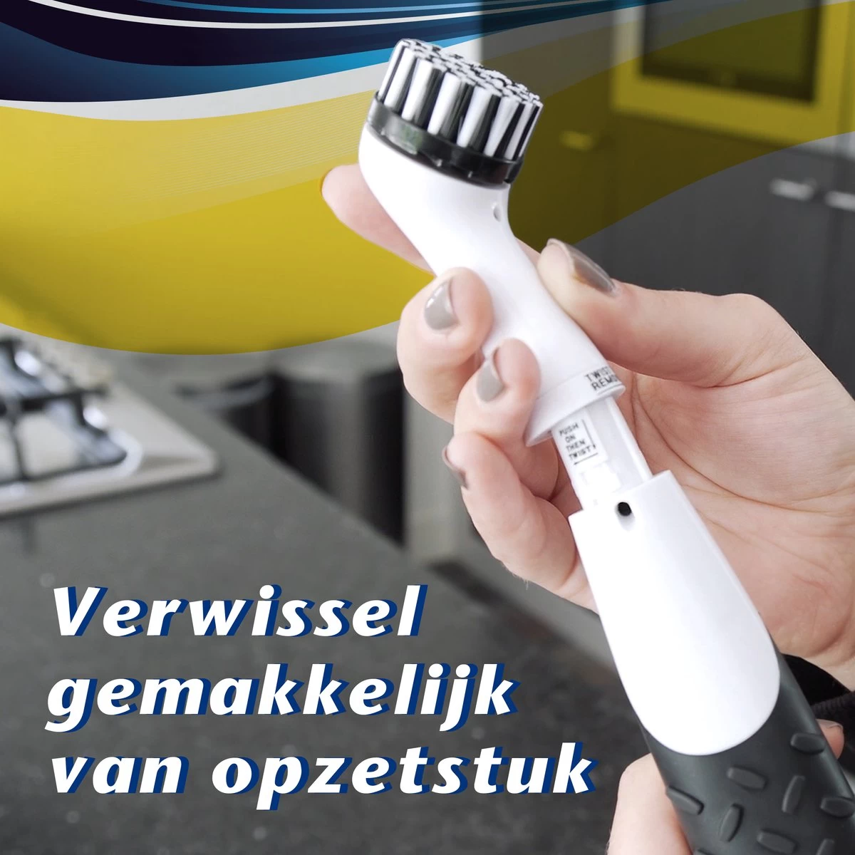 CleanRite® Multi Scrubber - Schoonmaakborstel Voor Auto, Fornuis, Tegels En Voegen 9 CleanRite® Multi Scrubber - Schoonmaakborstel Voor Auto, Fornuis, Tegels En Voegen - Afbeelding 7