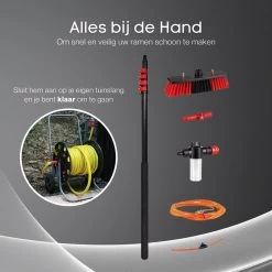 Merkloos Telescoopsteel Ramenwassen 4,6M - Met Borstel & Waterdoorvoer - Voor Ramen - Watertoevoer - Borstel -Leven Producten Winkel 1200x1200 1374